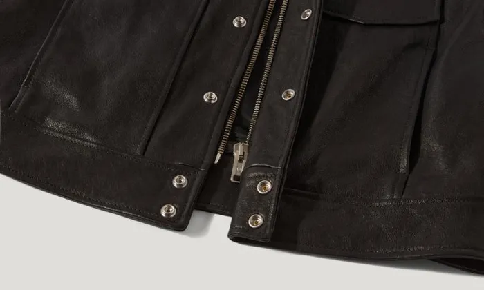 Leather Jackets Men Belstaff Piston Jacket Black Leather Jackets Men Belstaff Piston Jacket Black