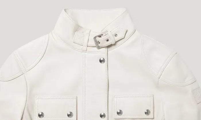 Leather Jackets Women Belstaff Gangster Jacket Natural Leather Jackets Women Belstaff Gangster Jacket Natural