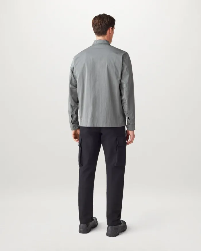 Lightweight Jackets Men Belstaff Depot Overshirt Gunmetal