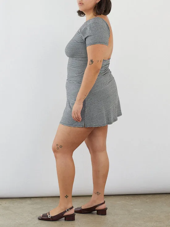 Lisa Says Gah Bottoms Women Darcy Skort Caviar Gingham