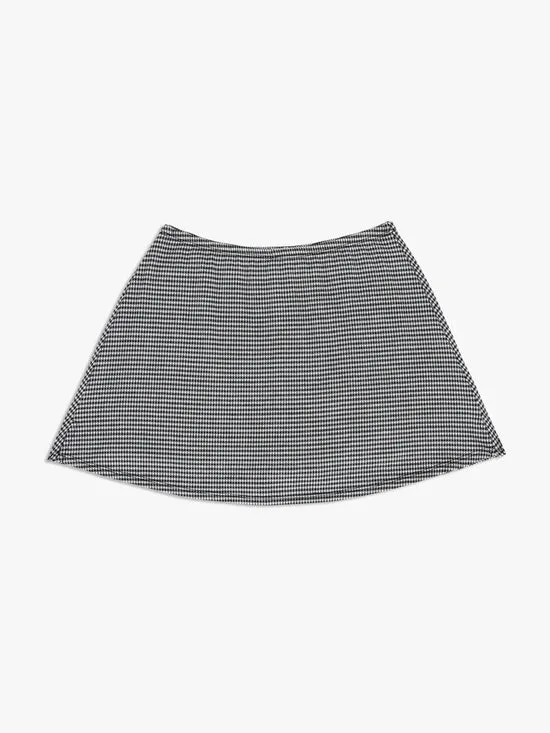 Lisa Says Gah Bottoms Women Darcy Skort Caviar Gingham