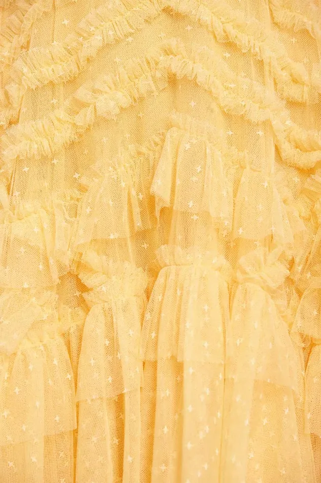 Lola Backless Ballerina Dress Yellow Women Needle and Thread Dresses