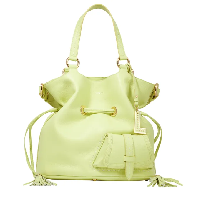 M Bucket Bag Lime Women Lancel Shoulder Bags
