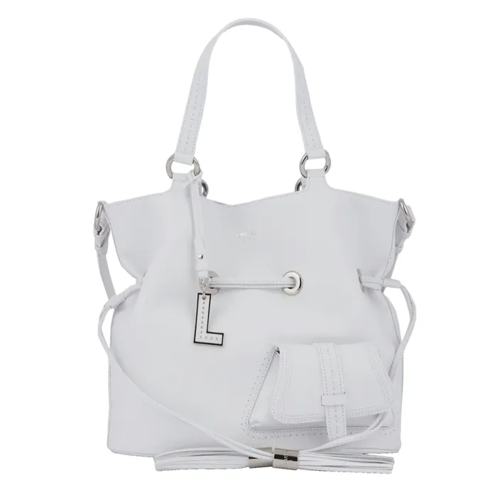 M Bucket Bag Optic White Women Lancel Bucket Bags
