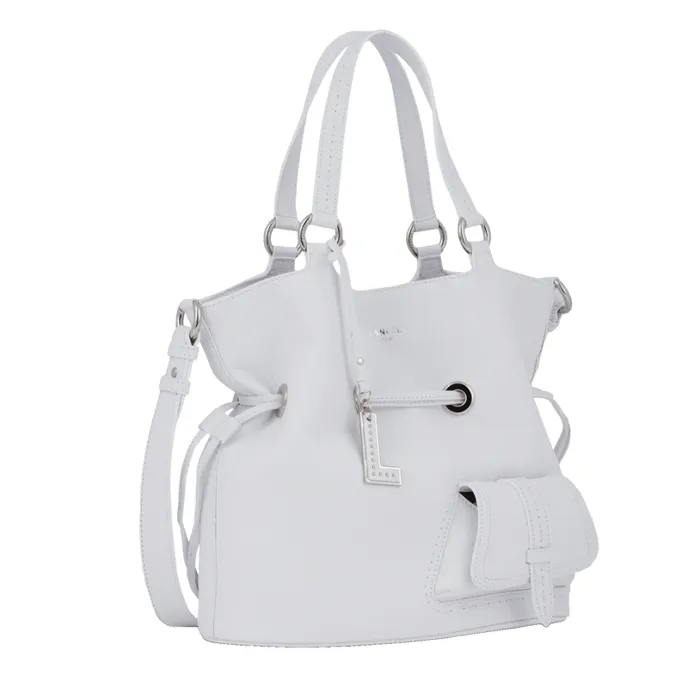 M Bucket Bag Optic White Women Lancel Bucket Bags M Bucket Bag Optic White Women Lancel Bucket Bags
