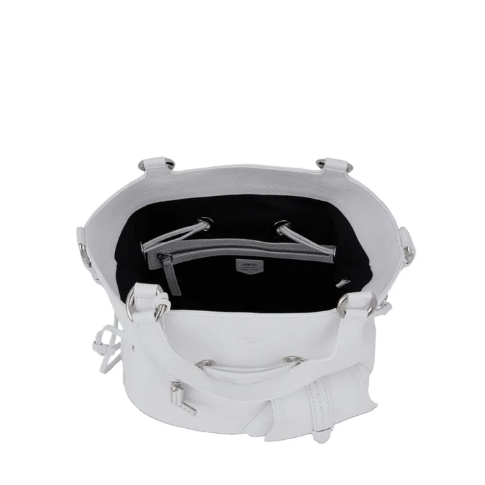 M Bucket Bag Optic White Women Lancel Bucket Bags M Bucket Bag Optic White Women Lancel Bucket Bags