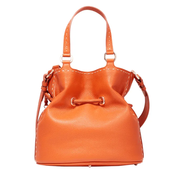 M Bucket Bag Orange Women Lancel Shoulder Bags M Bucket Bag Orange Women Lancel Shoulder Bags