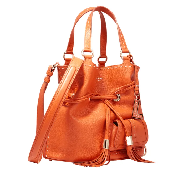 M Bucket Bag Orange Women Lancel Shoulder Bags M Bucket Bag Orange Women Lancel Shoulder Bags