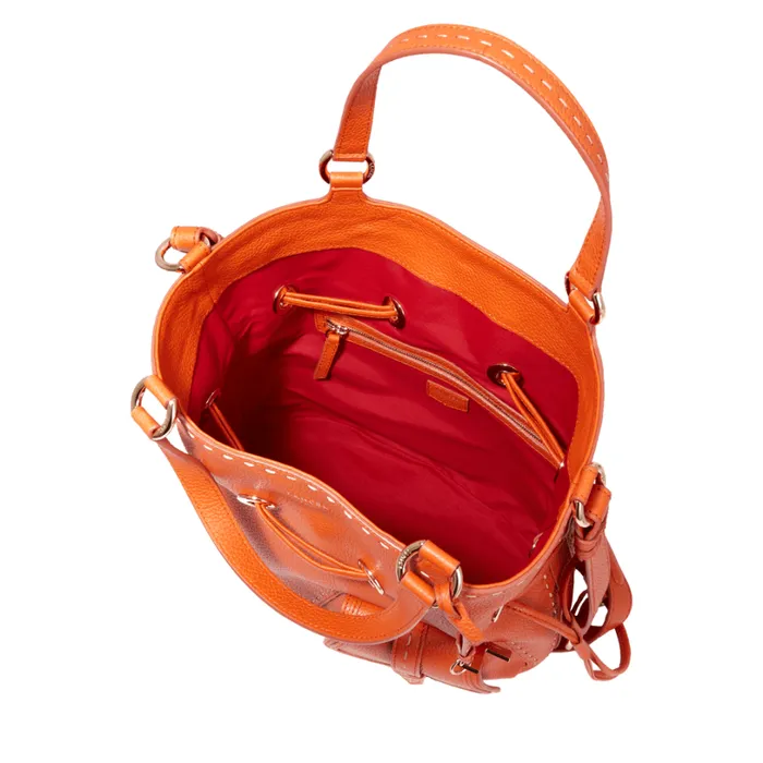 M Bucket Bag Orange Women Lancel Shoulder Bags M Bucket Bag Orange Women Lancel Shoulder Bags