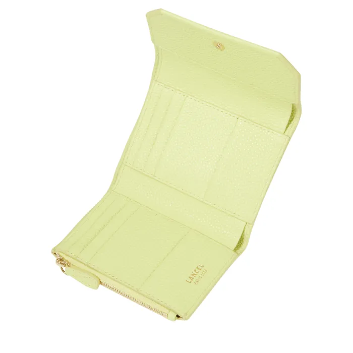 M Flap Compact Wallet Lime Women Lancel Wallet M Flap Compact Wallet Lime Women Lancel Wallet