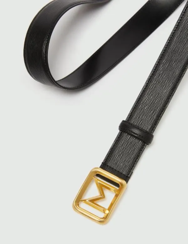 Marella Belts Women Logo Belt Black