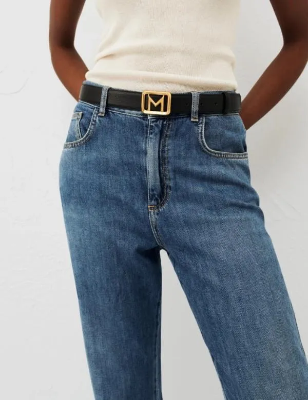 Marella Belts Women Logo Belt Black