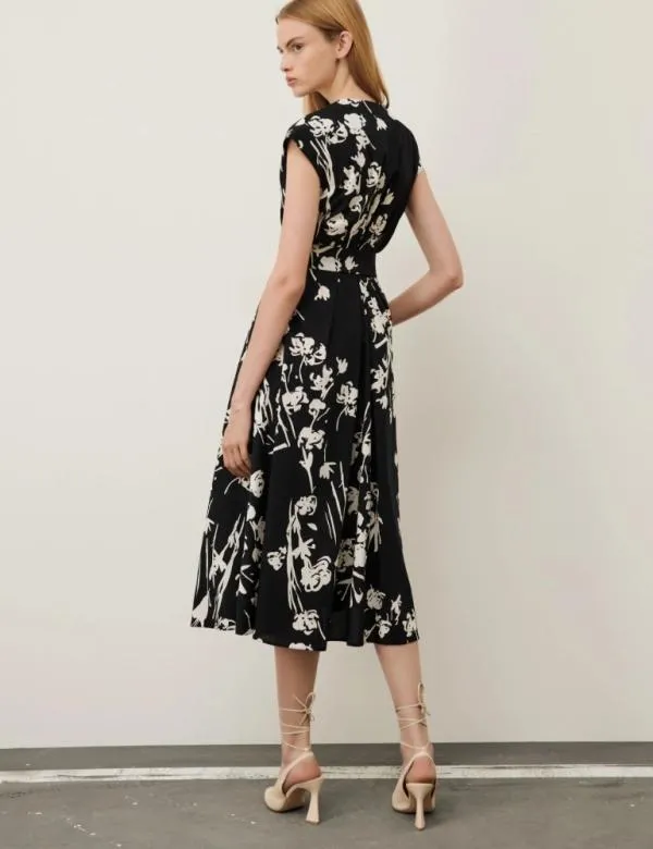 Marella Dresses Women Wrap Dress Black
