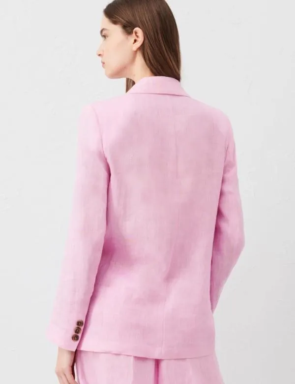 Marella Jackets Women Linen Blazer Pink