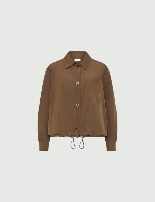 Marella Jackets Women Taffeta Jacket Mud