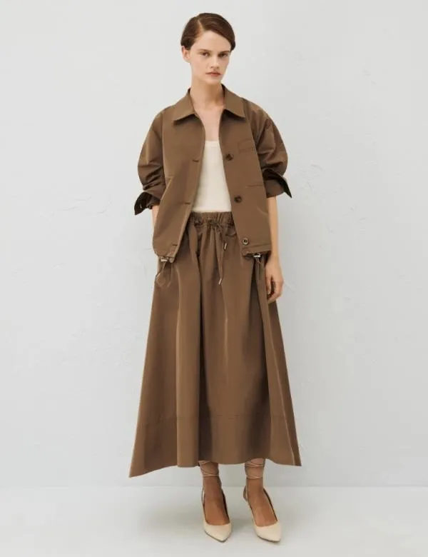 Marella Jackets Women Taffeta Jacket Mud