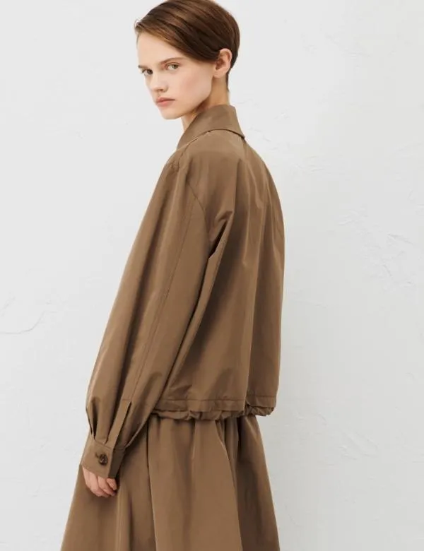 Marella Jackets Women Taffeta Jacket Mud