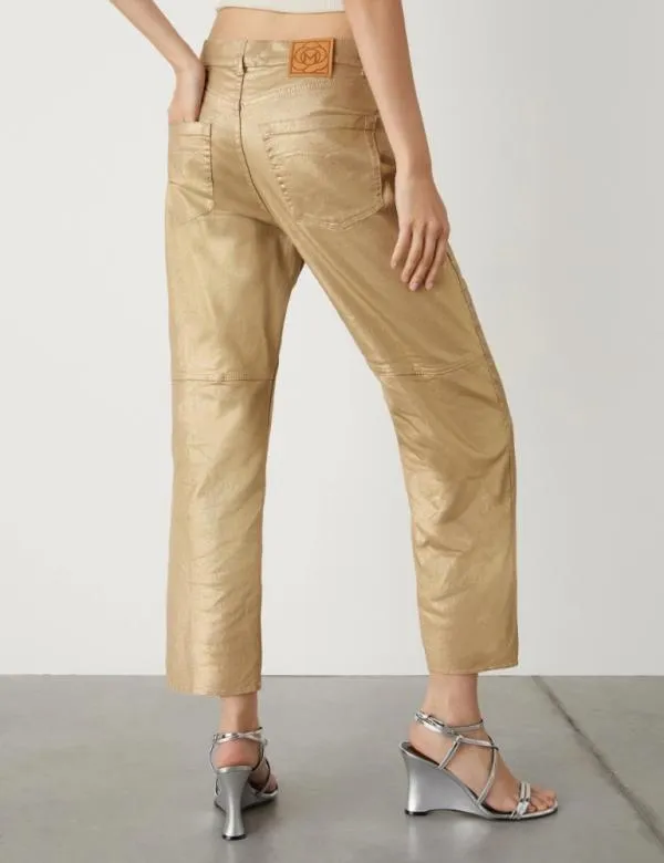 Marella Jeans Women Laminated Jeans Colonial