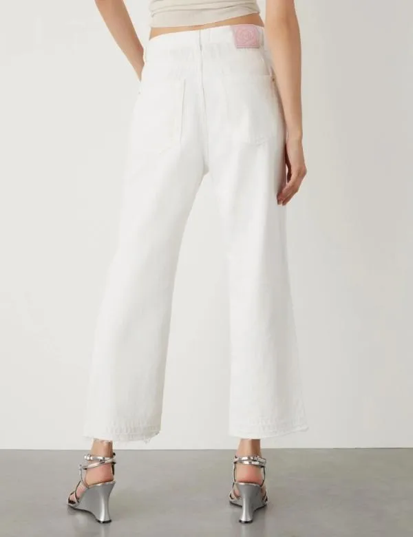 Marella Jeans Women Momfit Jeans White