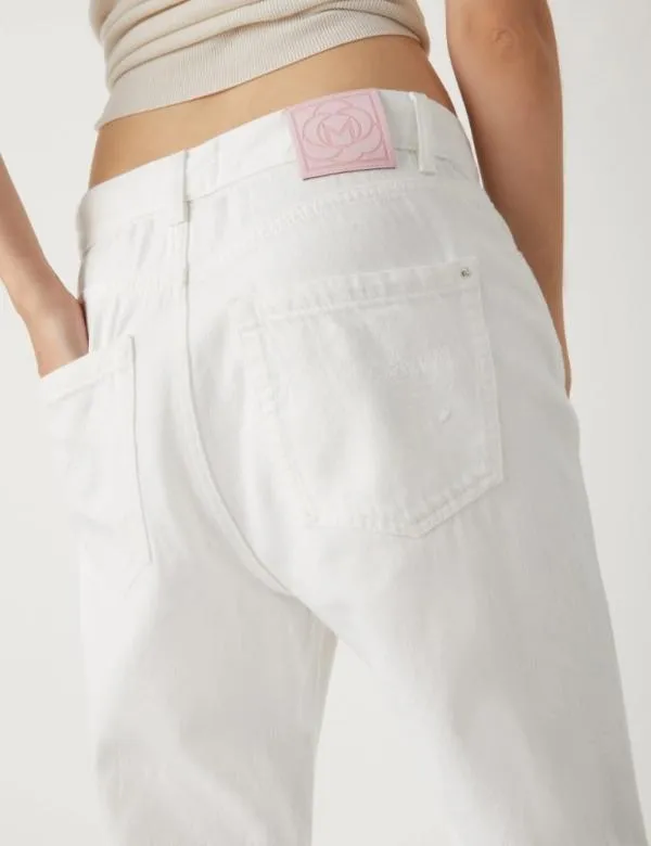 Marella Jeans Women Momfit Jeans White