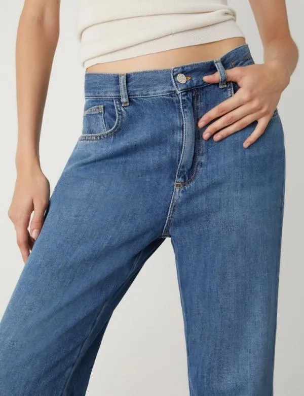 Marella Jeans Women Wideleg Jeans Blue Jeans
