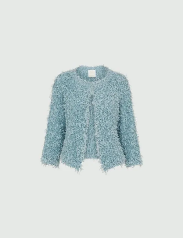 Marella Knitwear Women Relaxedfit Cardigan Skyblue