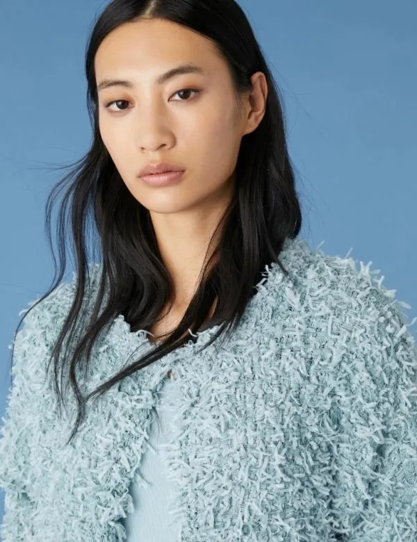 Marella Knitwear Women Relaxedfit Cardigan Skyblue