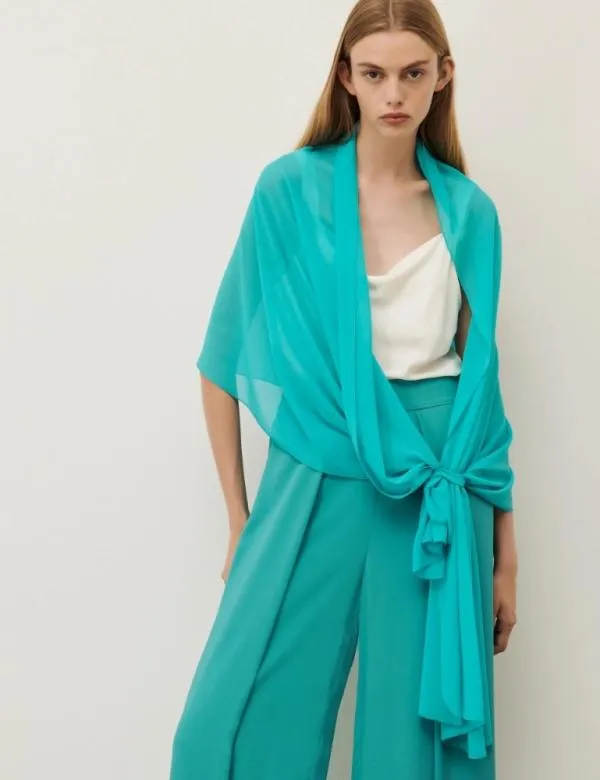 Marella Scarves And Foulard Women Georgette Stole Anise