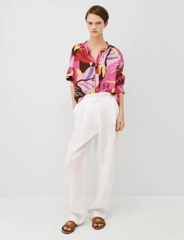 Marella Shirts Women Patterned Shirt Fuchsia