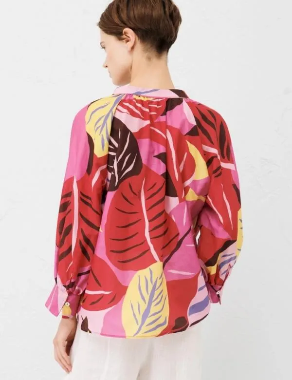 Marella Shirts Women Patterned Shirt Fuchsia
