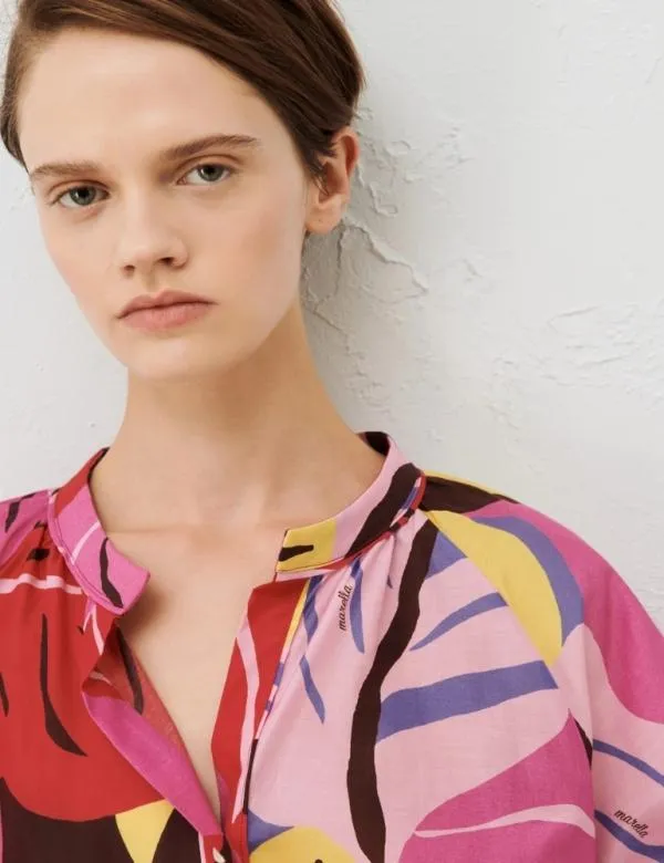 Marella Shirts Women Patterned Shirt Fuchsia