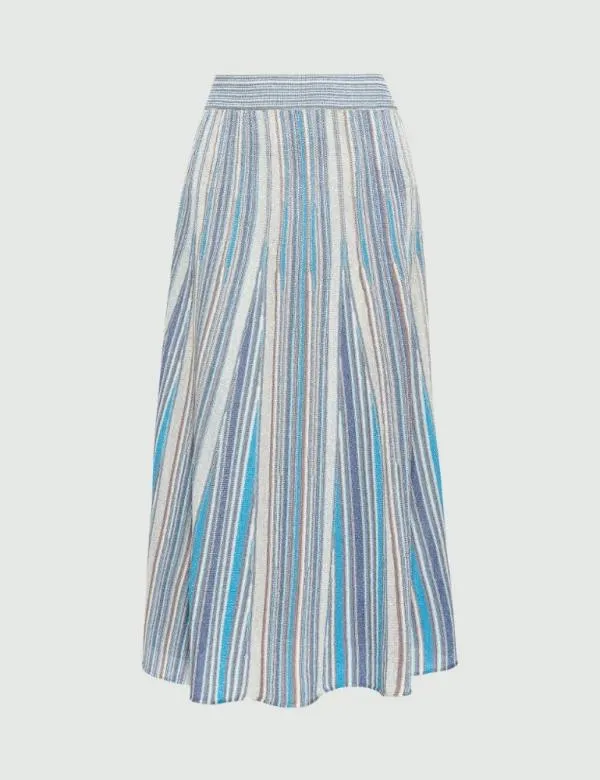 Marella Skirts Women Knitted Skirt Turquoise