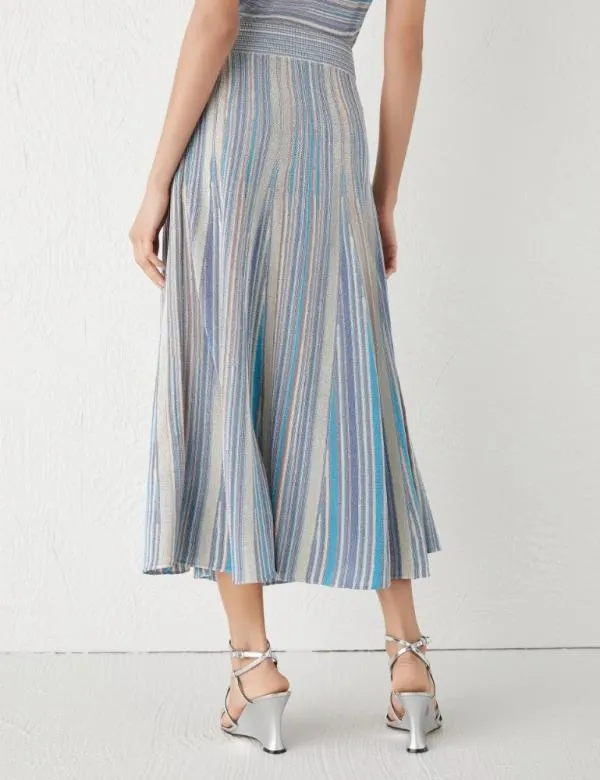 Marella Skirts Women Knitted Skirt Turquoise