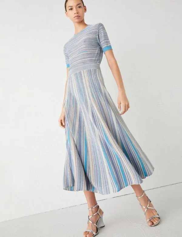 Marella Skirts Women Knitted Skirt Turquoise