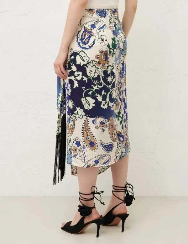 Marella Skirts Women Satin Skirt Green