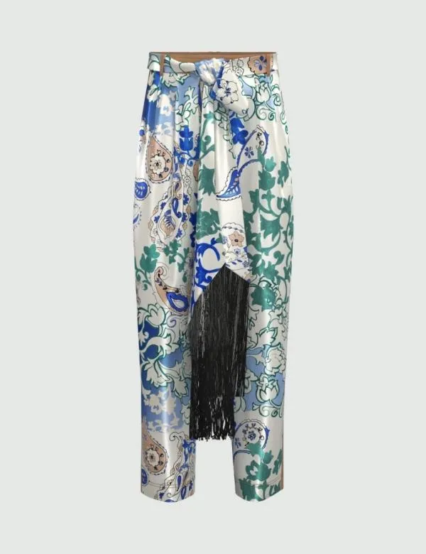 Marella Trousers Women Belted Trousers Green