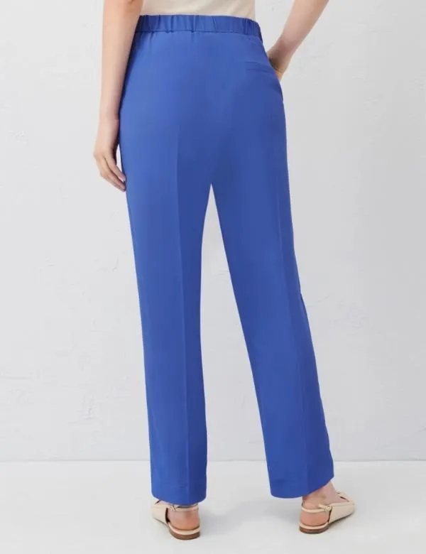 Marella Trousers Women Crepe Trousers Cornflower Blue