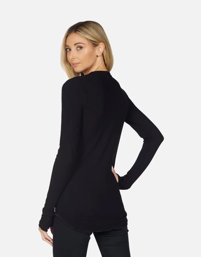 McKinley Ruby Lip Black Women039s Lauren Moshi Long Sleeve
