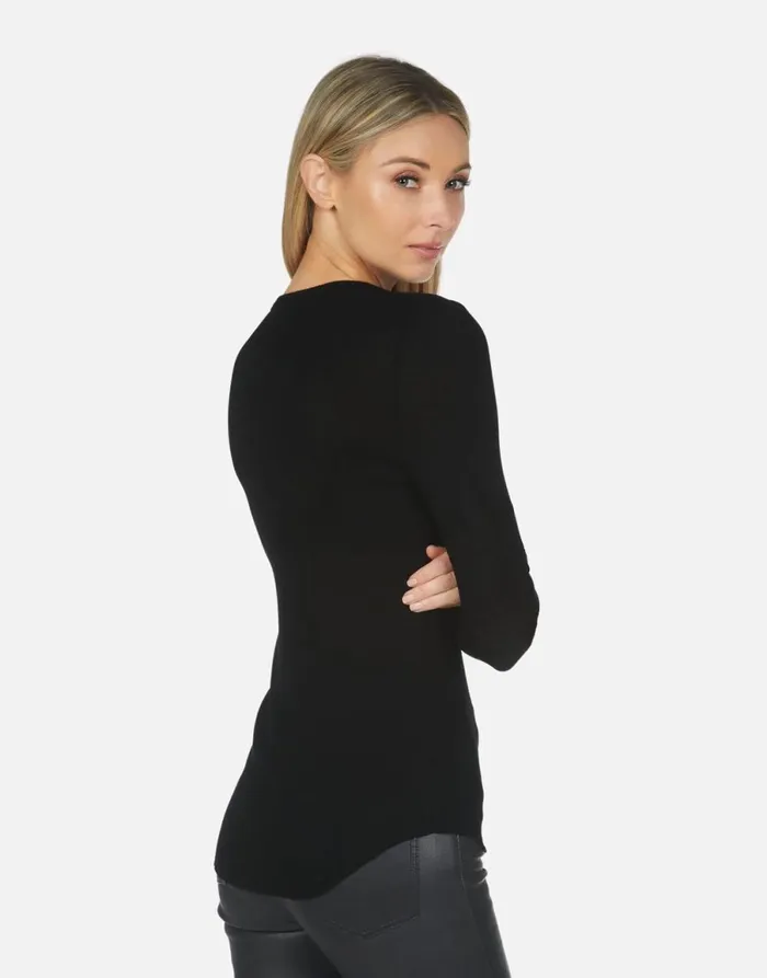 McKinley X Crystal Peace Love Skull Black Women039s Lauren Moshi Long Sleeve