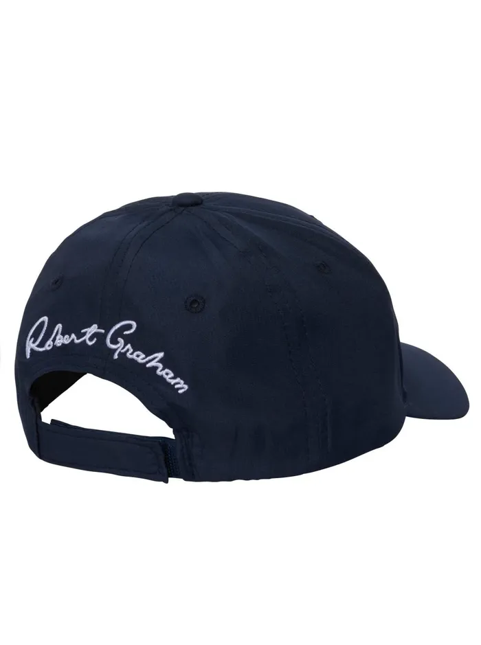 Men Belts and Hats Robert Graham RG LOGO CAP Navy