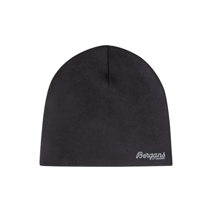 Men Bergans Of Norway Beanies And Caps Allround Thin Merino Beanie Dark Shadow Grey