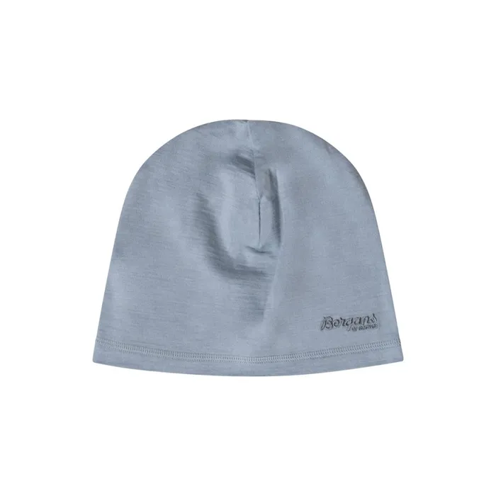 Men Bergans Of Norway Beanies And Caps Bergans Wool Beanie Husky Blue