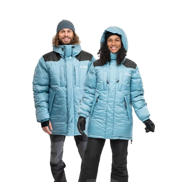 Men Bergans Of Norway Coats And Parkas Expedition Down Unisex Parka Arctic Ocean Blue Black Men Bergans Of Norway Coats And Parkas Expedition Down Unisex Parka Arctic Ocean Blue Black