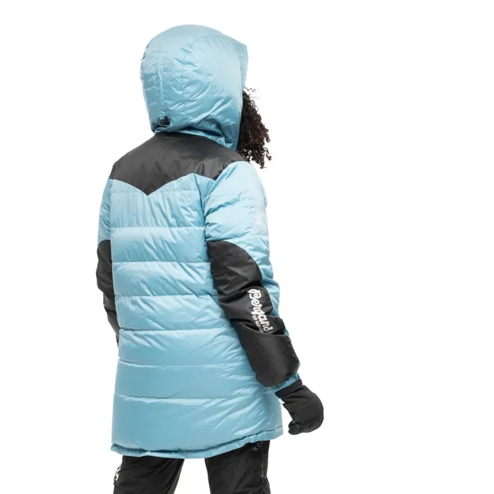 Men Bergans Of Norway Coats And Parkas Expedition Down Unisex Parka Arctic Ocean Blue Black