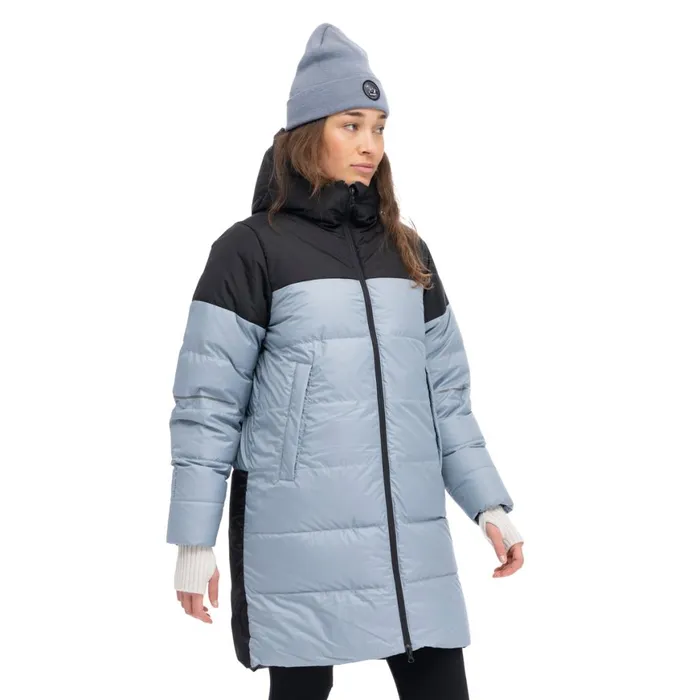 Men Bergans Of Norway Coats And Parkas Oslo Urban Down Parka Husky Blue Black