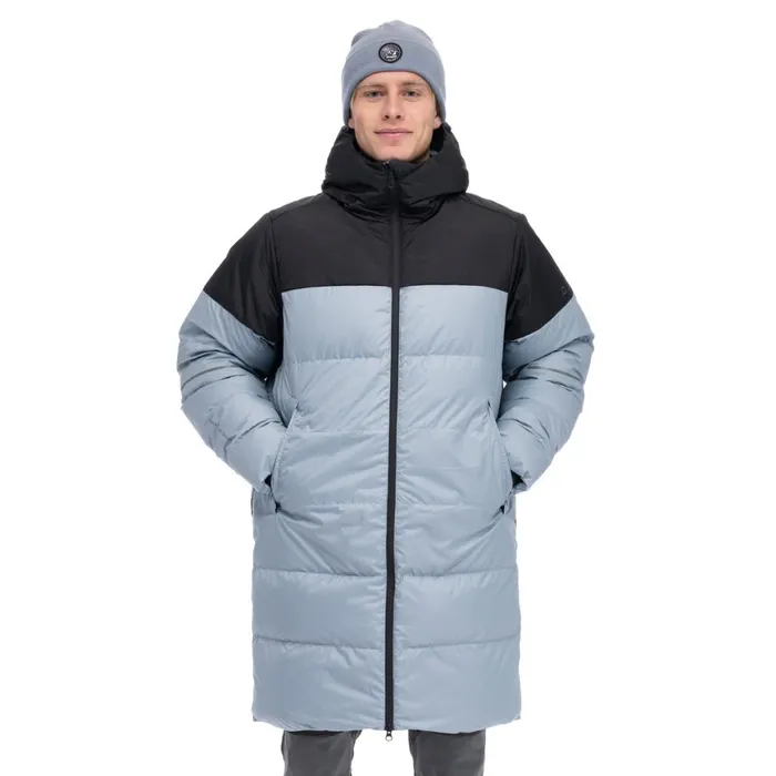 Men Bergans Of Norway Coats And Parkas Oslo Urban Down Parka Husky Blue Black