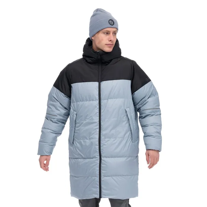 Men Bergans Of Norway Coats And Parkas Oslo Urban Down Parka Husky Blue Black