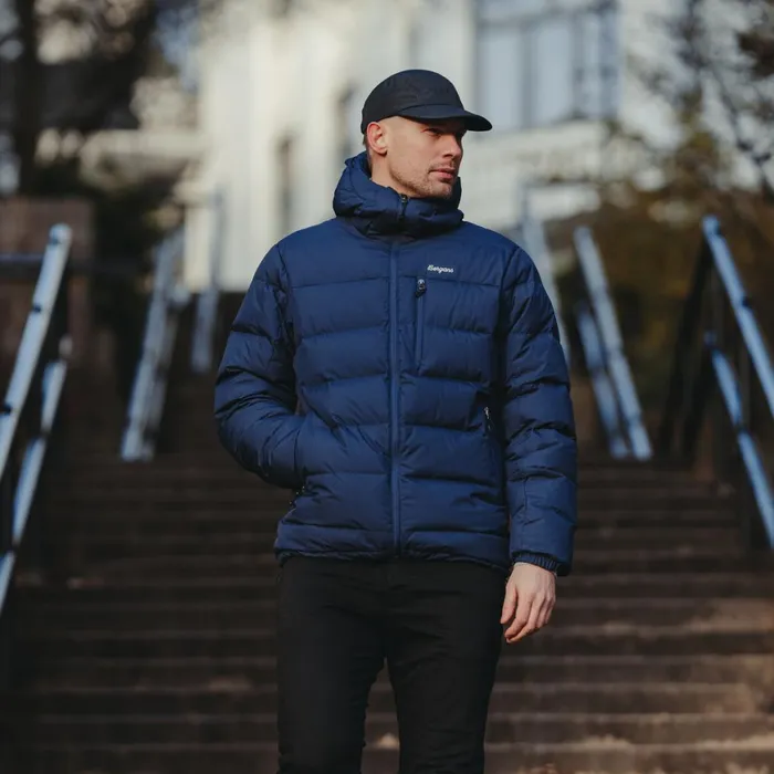 Men Bergans Of Norway Down Jackets Warm Down Jacket Navy Blue