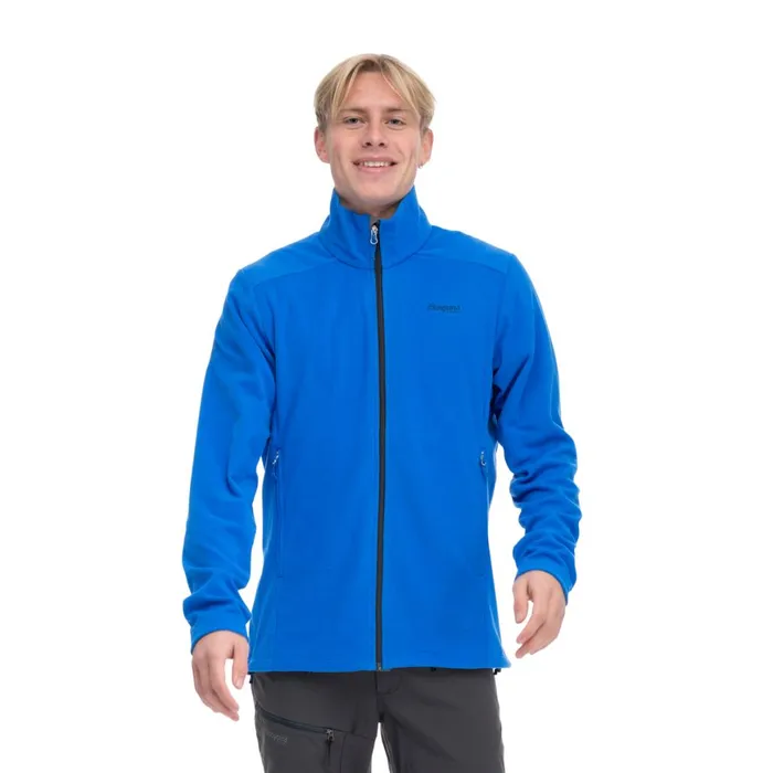 Men Bergans Of Norway Fleece Finnsnes Fleece Jacket Space Blue