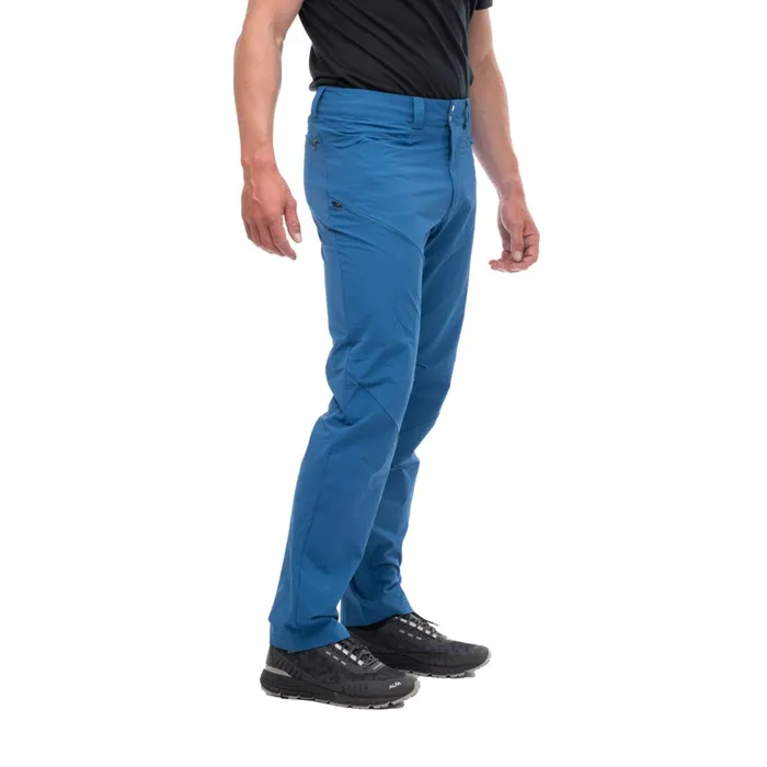Men Bergans Of Norway Hiking Pants Vandre Light Softshell Pants North Sea Blue